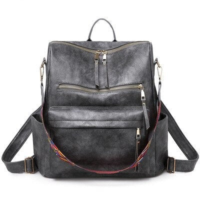 Women Backpack sheepskin Leather Backpack Women new fashion Hotsale School Bags for Teenagers Fashion Backpacks for Teenage Girl