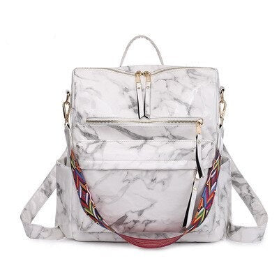Women Backpack sheepskin Leather Backpack Women new fashion Hotsale School Bags for Teenagers Fashion Backpacks for Teenage Girl