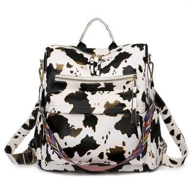 Women Backpack sheepskin Leather Backpack Women new fashion Hotsale School Bags for Teenagers Fashion Backpacks for Teenage Girl