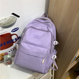 Kylethomasw Large Capacity Women Backpack New Mori College Couple School Backpacks Retro Simple 15.6inch School Bags for Teenage Girls