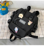 KYLETHOMASW  -  Students Backpack for girl Cute Schoolbag Lady Fashion Shoulder Bag Korean Trend Middle High School