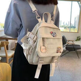 KYLETHOMASW  -  Students Backpack for girl Cute Schoolbag Lady Fashion Shoulder Bag Korean Trend Middle High School