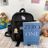 KYLETHOMASW  -  Students Backpack for girl Cute Schoolbag Lady Fashion Shoulder Bag Korean Trend Middle High School