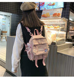 KYLETHOMASW  -  Students Backpack for girl Cute Schoolbag Lady Fashion Shoulder Bag Korean Trend Middle High School