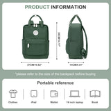 Kylethomasw Korea School Backpack for Teenager, Stitch Kanken Laptop Backpacks for Women, Back Bag for Girl, Children's Backpack Schoolbag