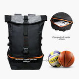 Kylethomasw Basketball Backpack Large Sports Bag for Men with Separate Ball compartment, Sports Equipment Bag for Soccer, Volleyball, Travel