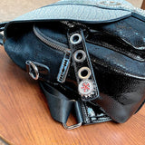 Kylethomasw Women Rhinestone Backpack Fashion Designer Diamond Backpacks Female Multifunction Shoulder Bag Brand Luxury Small Silver Handbag