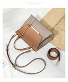 Kylethomasw Luxury Handbag for Women Messenger Bags Patchwork Designer Wide Strap Female Shoulder Bag Elegant Ladies Big Totes Bolsas Khaki