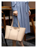 KIylethomasw Bag Women Commuter Shoulder Bag Autumn and Winter One Shoulder Large Capacity Tote Bag Pu Handbag