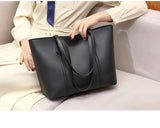 KIylethomasw Bag Women Commuter Shoulder Bag Autumn and Winter One Shoulder Large Capacity Tote Bag Pu Handbag