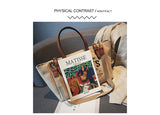 KIylethomasw Casual Women Solid Shoulder Bag Fashion Female Canvas Portable Handbags High Quality Large capacity Tote Bags Sac A Main