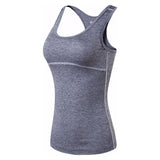 Kylethomasw  Jeansian Women's Quick Drying Slim Fit Tank Tops Tanktops Sleeveless Vest Singlet