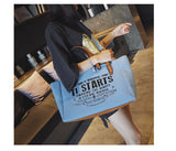 KIylethomasw Casual Women Solid Shoulder Bag Fashion Female Canvas Portable Handbags High Quality Large capacity Tote Bags Sac A Main