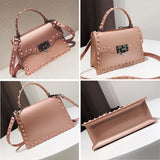 Kylethomasw Jelly Bags For Women Solid Flap Fashion Messenger Bag Rivet Women Shoulder Bag Small Big Lady Handbags High Quality Bags Women's