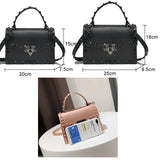 Kylethomasw Jelly Bags For Women Solid Flap Fashion Messenger Bag Rivet Women Shoulder Bag Small Big Lady Handbags High Quality Bags Women's