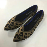 KYLETHOMASW  -  Flats Women Shoe Female Pointy Ballet Slip-on Loafers Soft Sole 3D Wool Knitted Pregnant Moccasins Women Boat Shoes Casual Flats