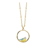 Kylethomasw Cute Bird Enamel Earrings Necklace Set Jewelry For Woman Female  Trend