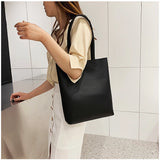 KIylethomasw New Bag Women Fashion Simple Shoulder Bags Korean Style Large-Capacity Luxury Tote Bag for Ladies Girls