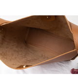 KIylethomasw Winter New Bucket Bag For Women PU Leather Shoulder Bag Large Capacity Crossbody Bag Simple Handbag Lady Wallet