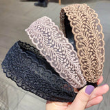 Kylethomasw Lace Hair Hoop Women Korean Hair Pressure Bezel Headband Fashion Spring Summer New Headwear Hair Accessories