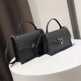 Kylethomasw Jelly Bags For Women Solid Flap Fashion Messenger Bag Rivet Women Shoulder Bag Small Big Lady Handbags High Quality Bags Women's