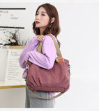 KIylethomasw Women Handbag Canvas Female Shoulder Bags Designer Women's Messenger Bags Ladies Casual Bags Clutch Purse Crossbody Purse