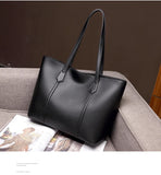 KIylethomasw Bag Women Commuter Shoulder Bag Autumn and Winter One Shoulder Large Capacity Tote Bag Pu Handbag