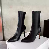 KYLETHOMASW  -  Keara Pointed Toe Ankle Boots