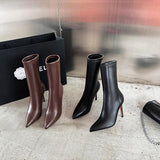 KYLETHOMASW  -  Keara Pointed Toe Ankle Boots