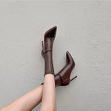 KYLETHOMASW  -  Keara Pointed Toe Ankle Boots