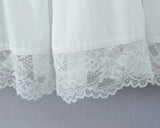 KYLETHOMASW  -  Women Lace Spliced White Spaghetti Straps Long Dress Sexy Elegant Holiday Party Summer Dress Maxi Robe