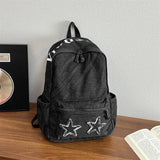 KYLETHOMASW  -  New Star School Bag for Female Japanese Denim Women Backpack High School Teenagers Student Casual Large Capacity Back Pack