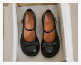 KYLETHOMASW  -  New Style Women Pumps Mary Janes Shoes Fashion Elegant Chunky Platform High Heels Women Shoes Bow Ankle Buckle Party Shoes