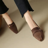 KYLETHOMASW  -  Women's High Heels Loafers Fashion Office Elegant Dress Trendy Pointed Toe Low-top Shoes Women Wedding Bridal Quality Shoes