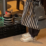 KYLETHOMASW  -  Sneakers Casual Sports Shoes for Women Lightweight Leather Breathable Shoes Women Flat White Tennis Shoes