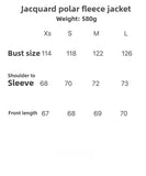 KYLETHOMASW  -  Oversize Lazy Bear Jackets Floral Printed Fleece Warm Winter Jacket Coats for Women Outfit Loose Long Sleeve Casual Bohemia Coat