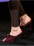 KYLETHOMASW  -  Women's Summer High-heeled Pointed Toe Sandals, Suitable for Fashion Shows, Plus Size Women's Sandals