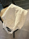 KYLETHOMASW  -  Polka Dot Knot Tote bags for Woman Large Capaci Handbag Commuter Bolsos Mujer New Casual Sac Femme Underarm Bolsas Canvas Bolso