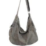 KYLETHOMASW  -  Japanese Vintage Denim Women's Handbags High-capacity Streetwear Casual Shoulder Bag All Match Y2k Aesthetic Ins Crossbody Bags