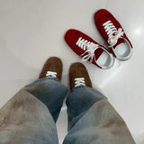 KYLETHOMASW  -  Women's Sports Shoes  Genuine Leather Thick-Soled Single Shoes  2025New Retro Sports  Forrest Gump Women's German Training Shoes