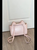 KYLETHOMASW  -  Sweet Cute Cat Pink Shoulder Bags Wallet Women Retro Leather Large Capacity Y2k Handbag Ladies Underarm Bag Backpack