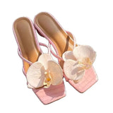 KYLETHOMASW  -  Sandals Decorations Flower Shoe Accessories Vacation Style Removable Butterfly Orchid Shoes Charms DIY Shoe Buckle Clogs Buckle