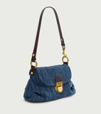 KYLETHOMASW  -  Fashion Denim Women Shoulder Bags small Lady Axillary bags ladies Handbags blue Cowboy Female totes wallet bolsas