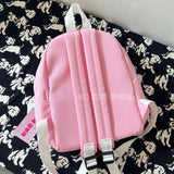 KIylethomasw Butterfly Embroidery Y2k Mochila Women Fairy core Casual Canvas Mini Backpack Ladies Harajuku Aesthetic Pink Backpacks