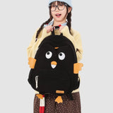 KYLETHOMASW  -  Chicken Corduroy Bag Cute Teenage Girls Mochila Student Mochilas Mujer Japan Style Travel Bolsas Bags for Woman Backpack