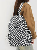 KYLETHOMASW  -  New Trendy Plaid Mochilas Mujer Korean Style Mochila Travel Bag Student Bolsas High Capacity Backpack Practical Bags for Woman