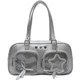 KYLETHOMASW  -  Harajuku New Niche Design Women's Bow Cute Ita Bag Jk Uniform Ulzzang Shoulder Bag for Girls Y2K Cartoon Handle Bag