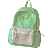 KYLETHOMASW  -  Japanese Ins All Match Schoolbags Women Students Patchwork Contrast Color Backpack Streetwear Preppy Laptop Bag Y2k Aesthetic