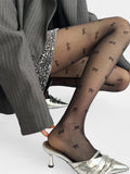 KYLETHOMASW  -  Polka Dot Silk Stockings Spring Collection Women's Thin 0D Anti-Catch  Knot Sexy White Pantyhose Night Study Room