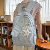 KYLETHOMASW  -  Star Polka Dots Ita Bag Large Capaci Mochila Student Mochilas Mujer Fashion Backpacks Casual Backpack Daily Bolsas Feminina